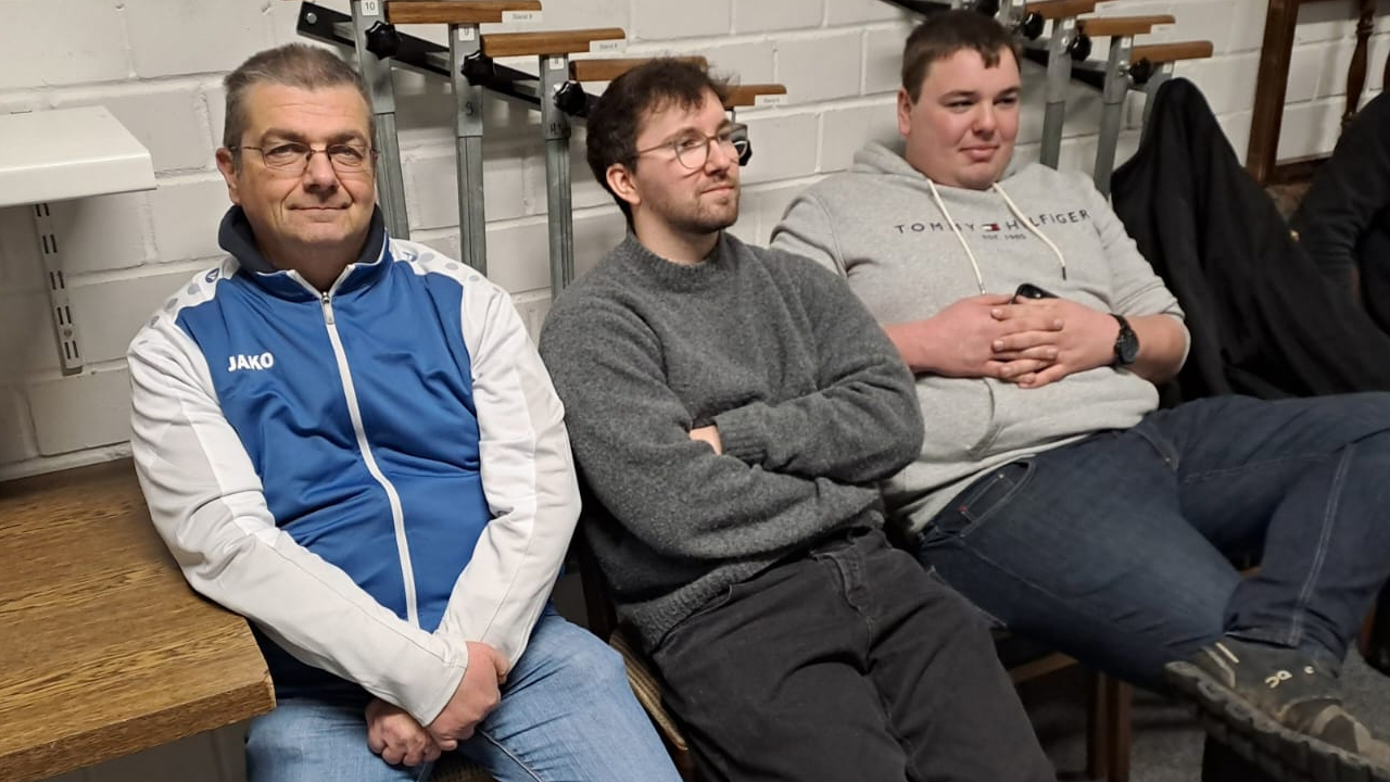 Betreuer des SSV Kassau: Andreas Berthold, Robin Jedtberg und Paul Venohr