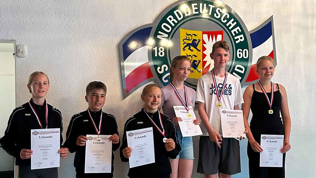 Mannschaftsgold sicherten sich Emma Metzing, Alexander Arlt und Gotje Janshen
